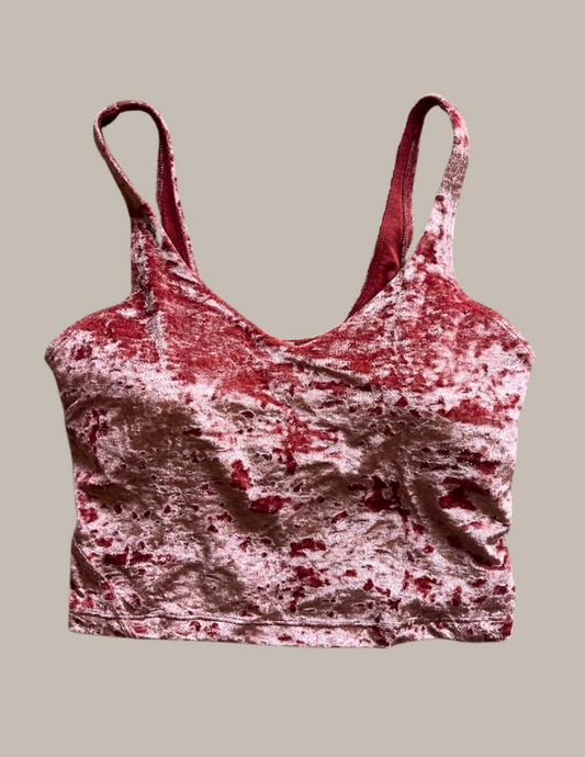 Align Tank *Crushed Velvet - Soft Cranberry