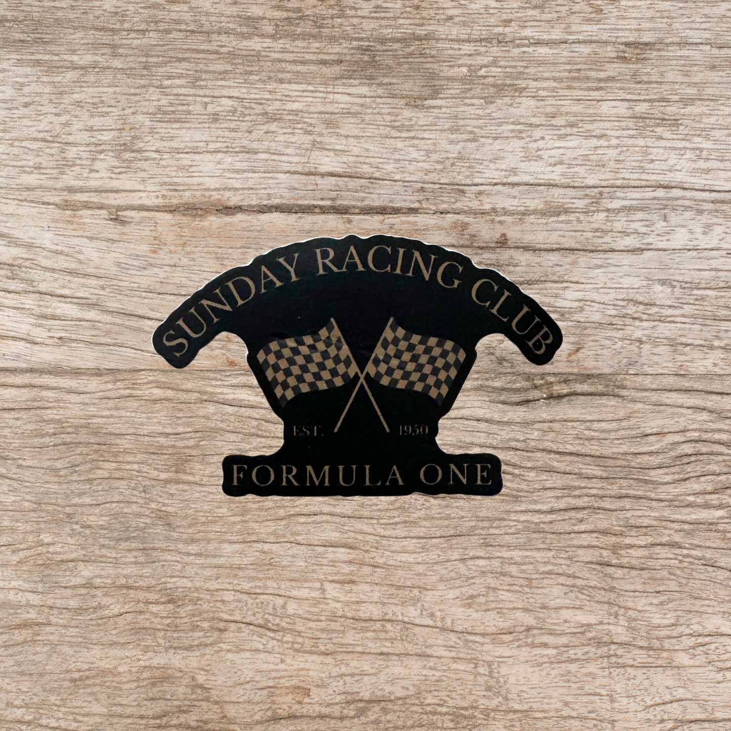 Sunday Racing Club Formula 1 F1 Driving Drivers Sticker