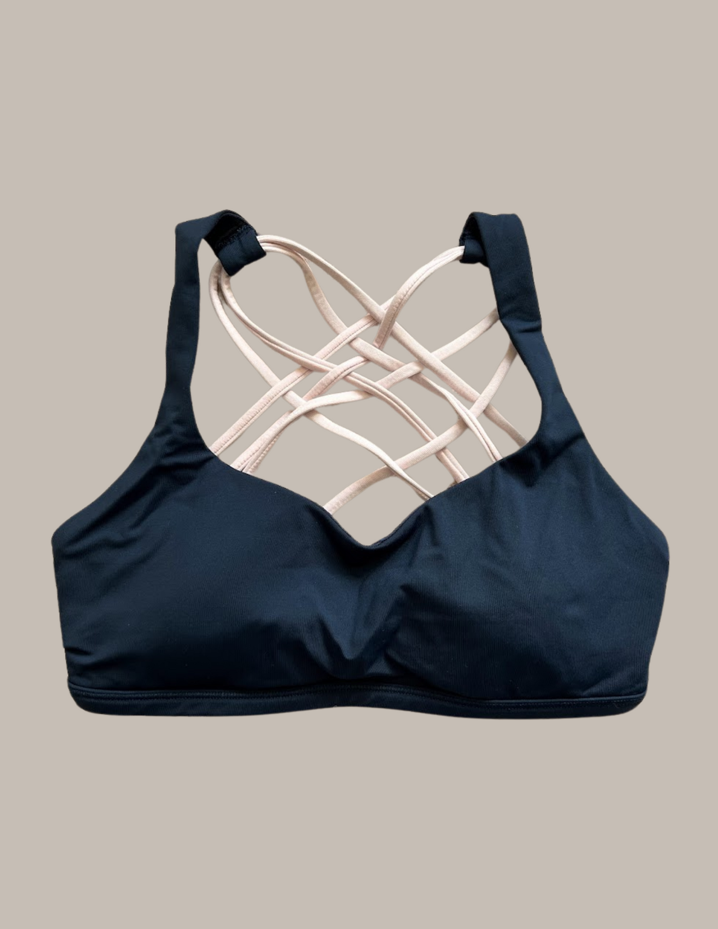 Free to be Wild Bra - True Navy/Flush Pink