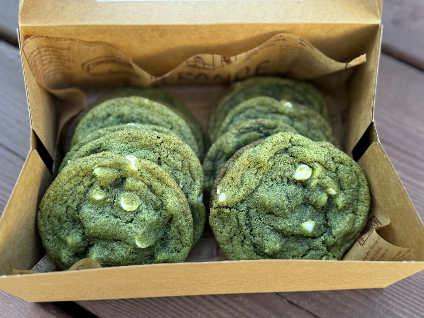 Matcha White Chocolate Chip Cookies