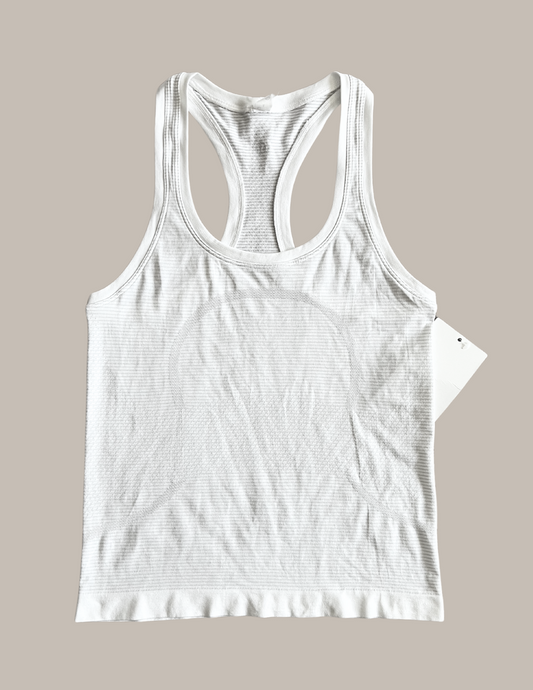 Swiftly Tech Racerback Tank 2.0 *Race Length - White